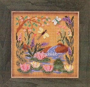 Набор для вышивания "Frog Pond • Лягушачий пруд" Mill Hill