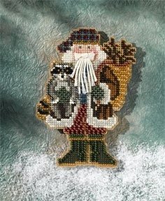 Набор для вышивания "Blue Ridge Santa • Санта" Mill Hill