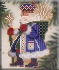 Набор для вышивания "Frosty Santa • Морозный Санта" Mill Hill