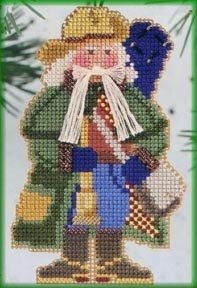 Набор для вышивания "Southern Cross Santa • Санта" Mill Hill