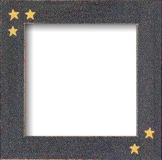 Оригинальная рамка Matte Black w/Primitive Stars для наборов Mill Hill