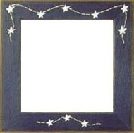 Оригинальная рамка Matte Blue w/Stars & Stitches для наборов Mill Hill