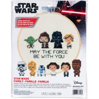 72-76143 Набор для вышивания крестом "Star Wars Family • Семья Звездные войны" DIMENSIONS