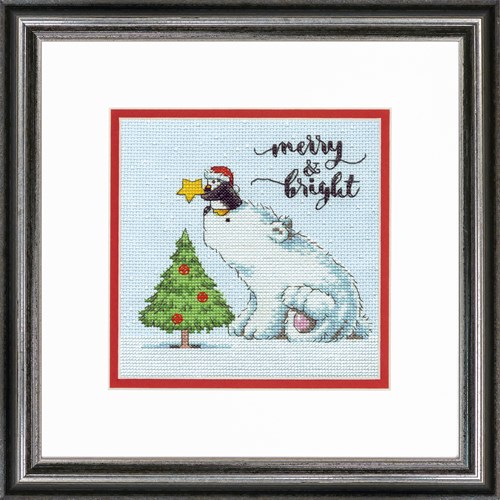 70-08990 Набір для вишивання хрестом "Merry & Bright - Веселий і яскравий" DIMENSIONS
