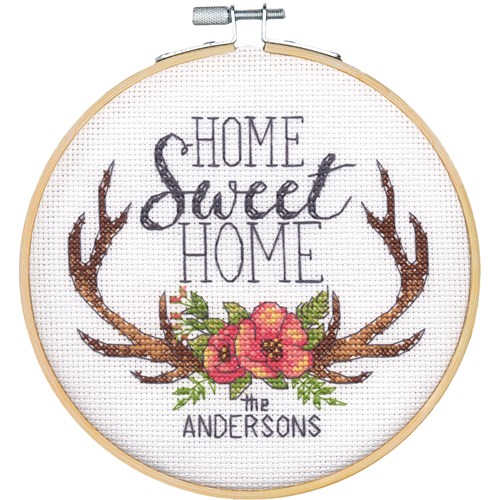 72-75984 Набор для вышивания крестом "Home Sweet Home • Дом милый дом" DIMENSIONS