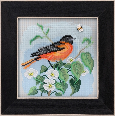 Набор для вышивания "Baltimore Oriole • Иволга Балтимора" Mill Hill MH142012