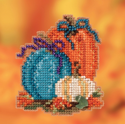 Набор для вышивания "Pumpkin Trio • Трио тыкв" Mill Hill MH182026