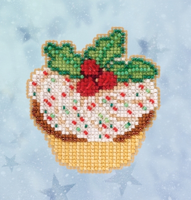 Набор для вышивания "Holly Cupcake • Кекс" Mill Hill MH182033