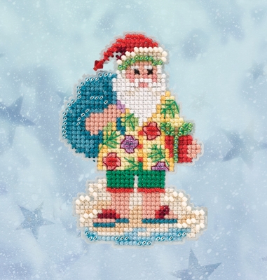 Набор для вышивания "Santa Cruise • Круиз Санты" Mill Hill MH182034