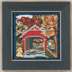 Набор для вышивания "Covered Bridge • Крытый мост" Mill Hill MH142201
