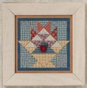 Набор для вышивания "Fruit Basket Quilt • Корзина фруктов" Mill Hill MH142202
