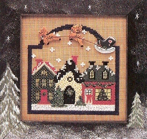 Набор для вышивания "Christmas Village • Рождественская деревня" Mill Hill MHCB78