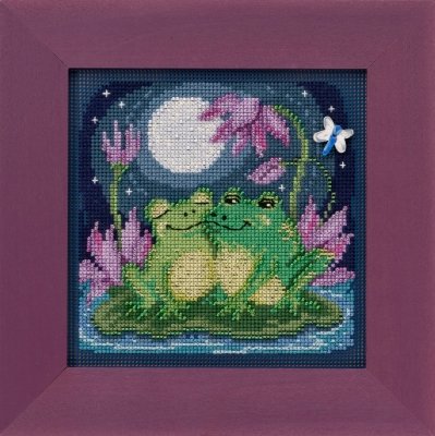 Набор для вышивания "Courtin' Froggies • Лягушка ухажер" Mill Hill MH142013
