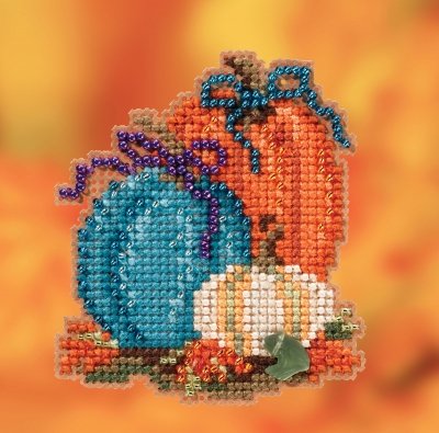 Набор для вышивания "Pumpkin Trio • Трио тыкв" Mill Hill MH182026