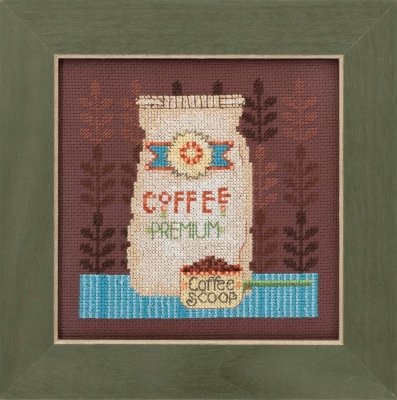 Набор для вышивания "Coffee Grounds • Кофейная гуща" Mill Hill DM301614