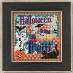 Набор для вышивания "Halloween is a Treat • Хэллоуин - это лакомства" Mill Hill MH142206