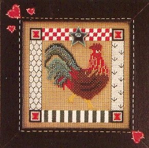 Набор для вышивания "Folk Art Rooster • Фолк петух" Mill Hill MHCB104