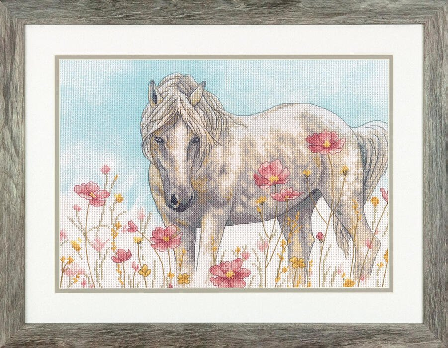 70-35396 Набір для вишивання хрестом "Wild Horse - Дикий кінь" DIMENSIONS