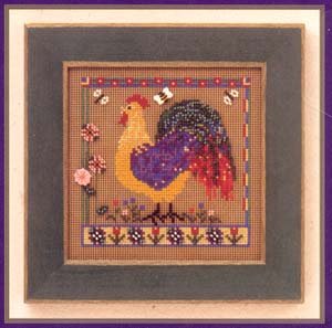 MHCB158 Набор для вышивания "Spring Rooster • Весенний петух" Mill Hill