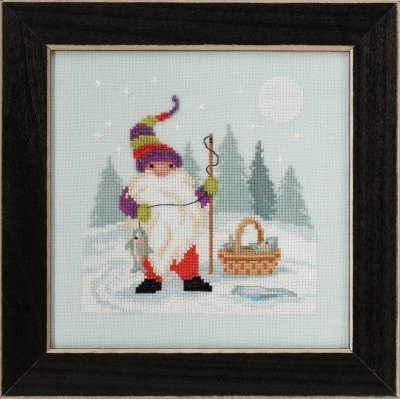 MH172013 Набор для вышивания "Fishing Gnome • Рыбальский гном" Mill Hill