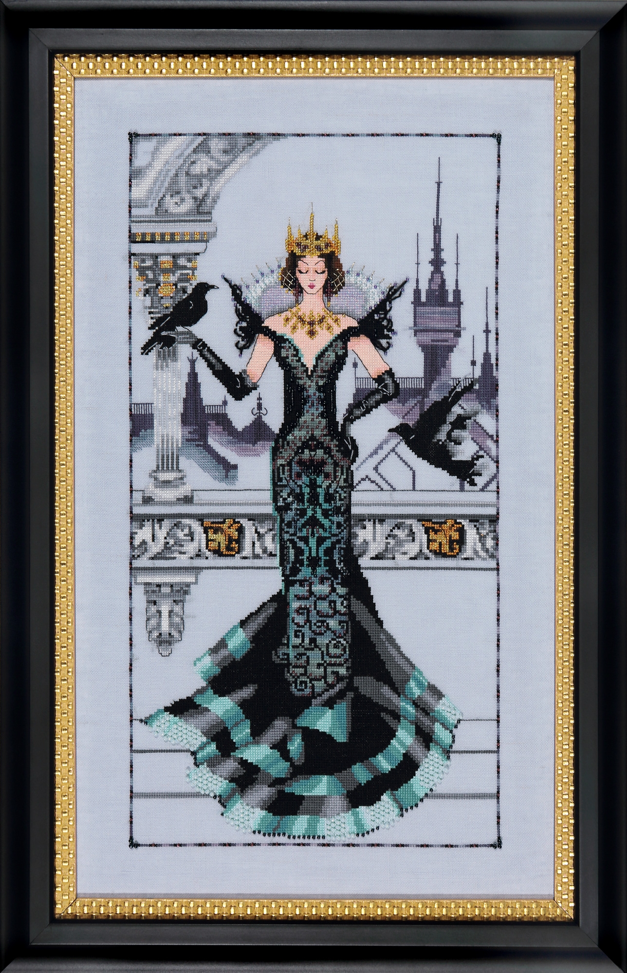 Схема "The Raven Queen • Королева Ворон" Mirabilia Designs MD139
