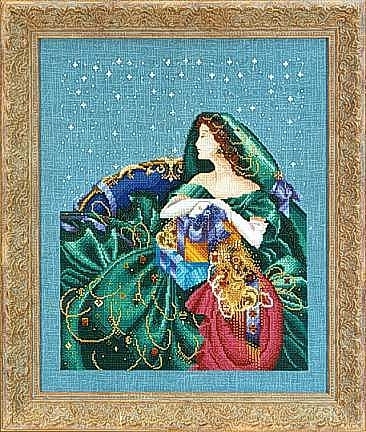 Схема "Christmas Elegance • Рождественская элегантность" Mirabilia Designs MD6