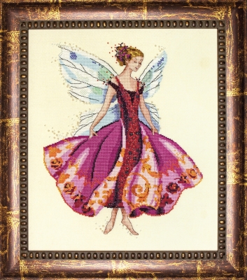 Схема "January's Garnet Fairy • Январская гранатовая фея" Mirabilia Designs MD108