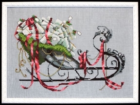 Схема "Santas Sleigh • Сани Санты" Nora Corbett NC122