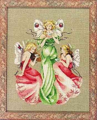 Схема "Three For Tea • Древо чая" Mirabilia Designs MD37