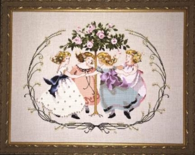 Схема "Ring Around The Rose Tree • Кільце навколо трояндового дерева" Mirabilia Designs MD76