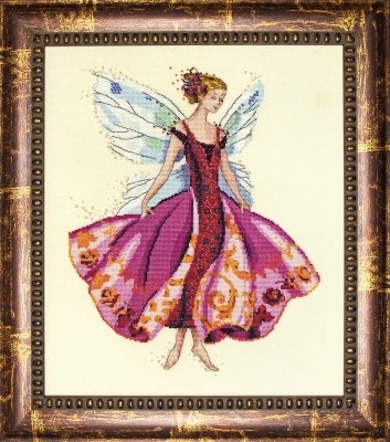 Схема "January's Garnet Fairy • Январская гранатовая фея" Mirabilia Designs MD108