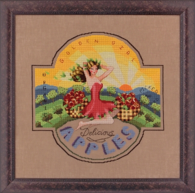 Схема "Golden Girl Apples • Золота дівчина" Mirabilia Designs MD118