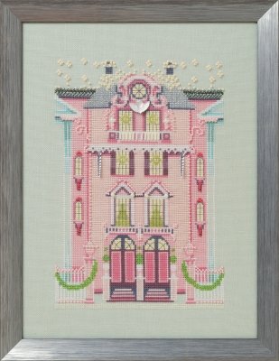 Схема "The Pink Edwardian House • Розовый едвардианський дом" Nora Corbett NC283