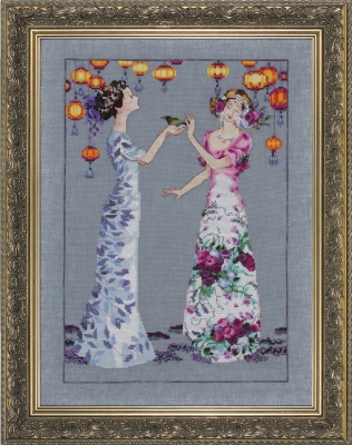 Схема "The Garden Party • Вечеринка в саду" Mirabilia Designs MD140