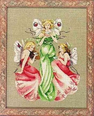 Схема "Three For Tea • Древо чая" Mirabilia Designs MD37