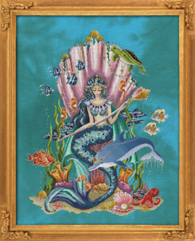 Схема "Amphitrite, Queen Goddess of the Sea" BELLA FILIPINA BF018