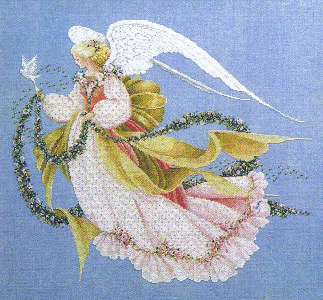 Схема "Angel of Summer • Ангел Лета" Lavender & Lace