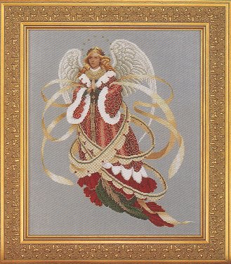Схема "Angel of Christmas • Ангел Рождества" Lavender & Lace