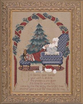 Схема "Secret Santa • Секрет Санты" Lavender & Lace