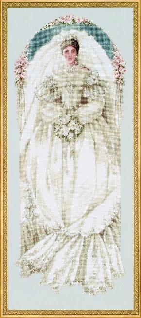 Схема "White Lace • Белое кружево" Lavender & Lace
