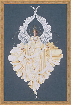 Схема "Peace Angel • Ангел Мира" Lavender & Lace