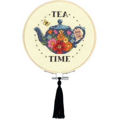 Набор для вышивания крестом "Tea Time • Время чая" DIMENSIONS
