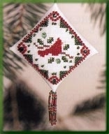 Набор для вышивания "Holiday Cardinal • Праздничный кардинал" Mill Hill