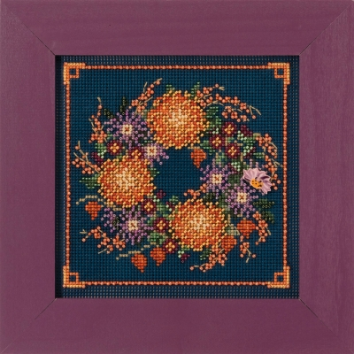 Набор для вышивания "Mum Wreath • Мамин венок" Mill Hill