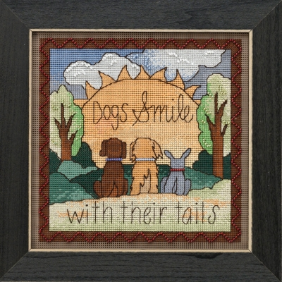 Набор для вышивания "Dogs Smile • Улыбка собак" Mill Hill