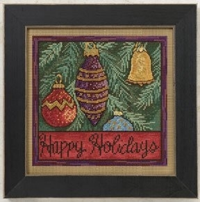 Набор для вышивания "Holiday Ornaments • Праздничные украшения" Mill Hill