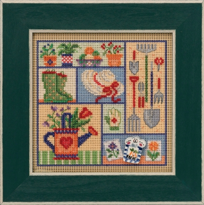 Набор для вышивания "Garden Sampler • Садовий семплер" Mill Hill