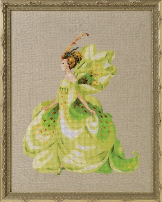 Схема "Green Lady Slipper • Зелена леді" Nora Corbett