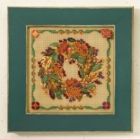 Набор для вышивания "Autumn Wreath • Осенний венок" Mill Hill