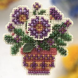 Набор для вышивания "Primrose Pot • Горшок примулы" Mill Hill